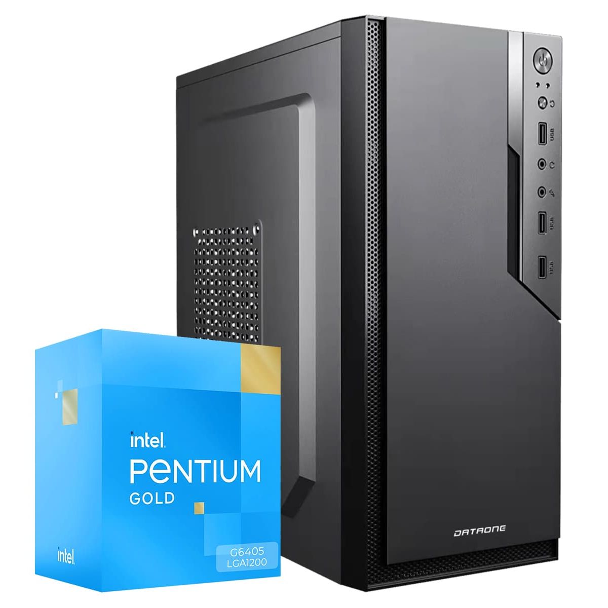 INTEL - Computadora Pc Intel PENTIUM GOLD G6405 RAM 8GB SSD 512GB