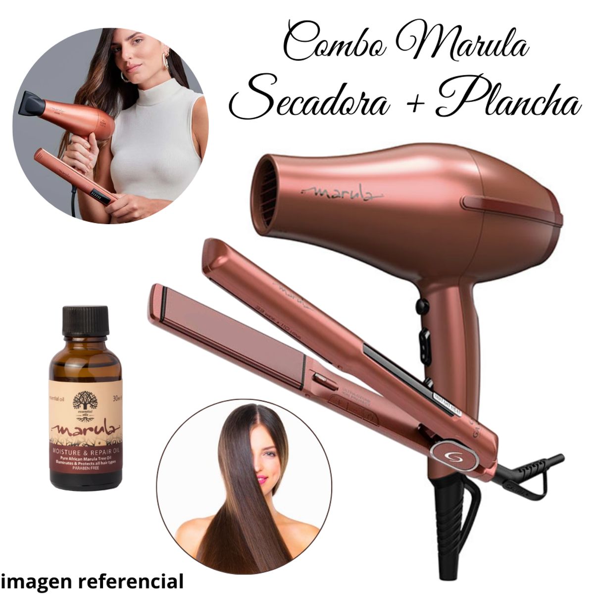 GAMA - Combo Marula Secadora + Plancha