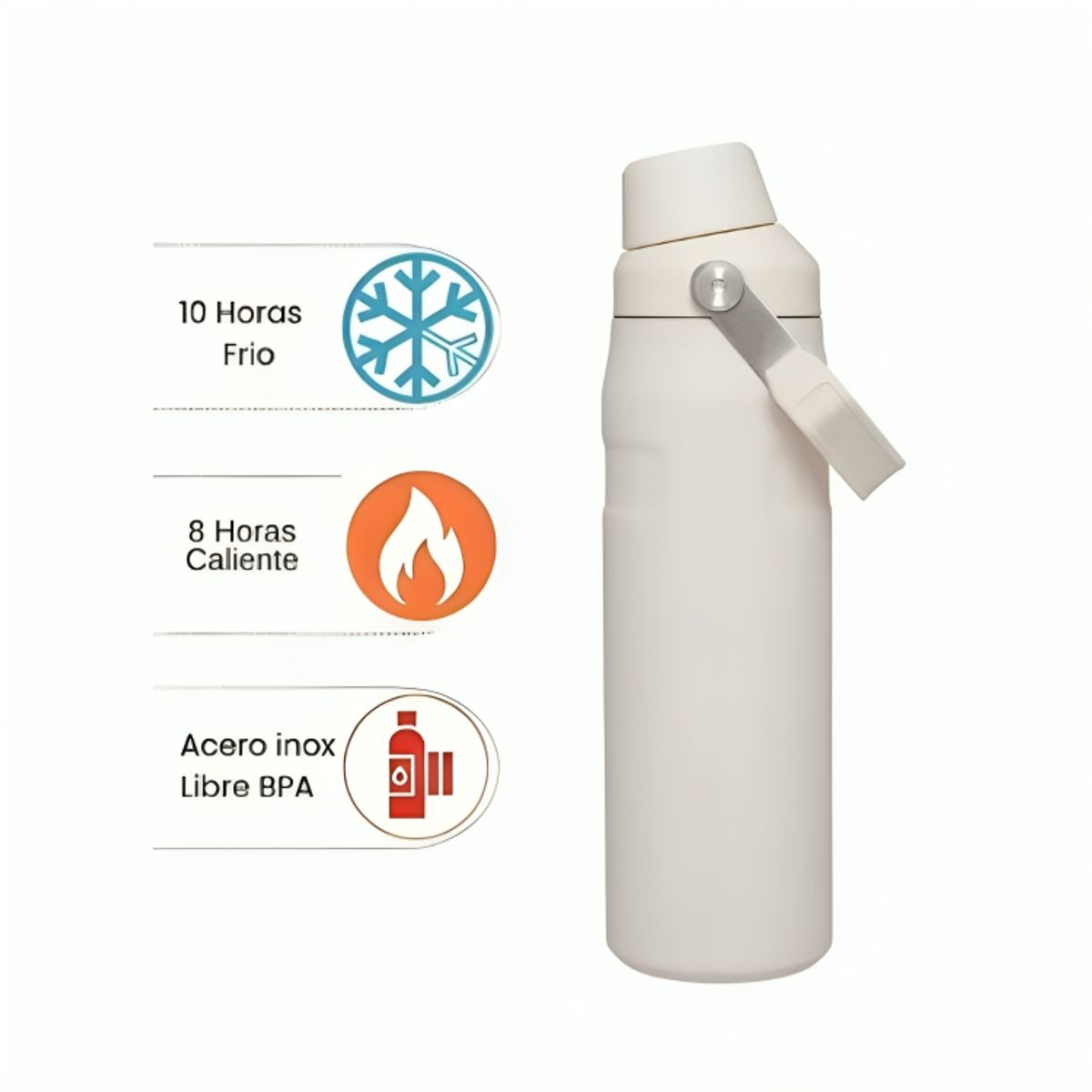 GENERICO - Tomatodo Premium Termo para Viaje Acero Inoxidable 750 ml