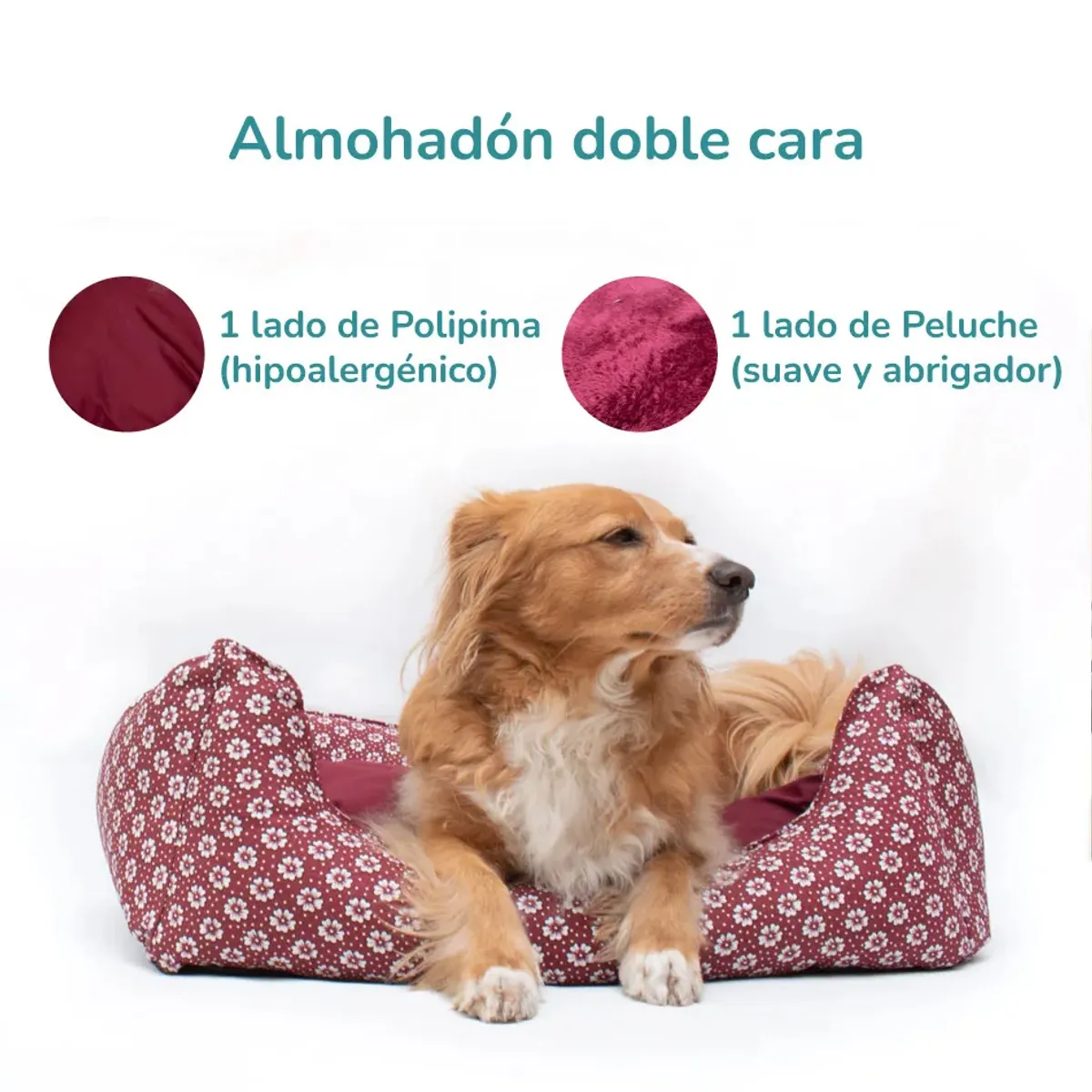 CAT OH - Cama semi Impermiable Rose XL