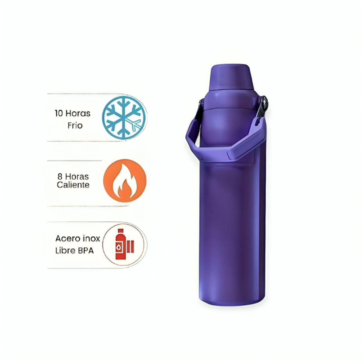 GENERICO - Tomatodo Premium Termo para Viaje Acero Inoxidable 750 ml