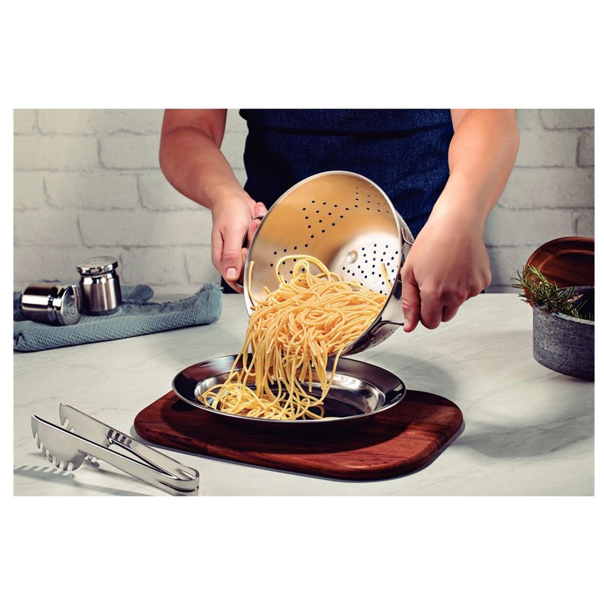 TRAMONTINA - COLADOR PARA PASTA TRAMONTINA 25 CM DE DIAMETRO