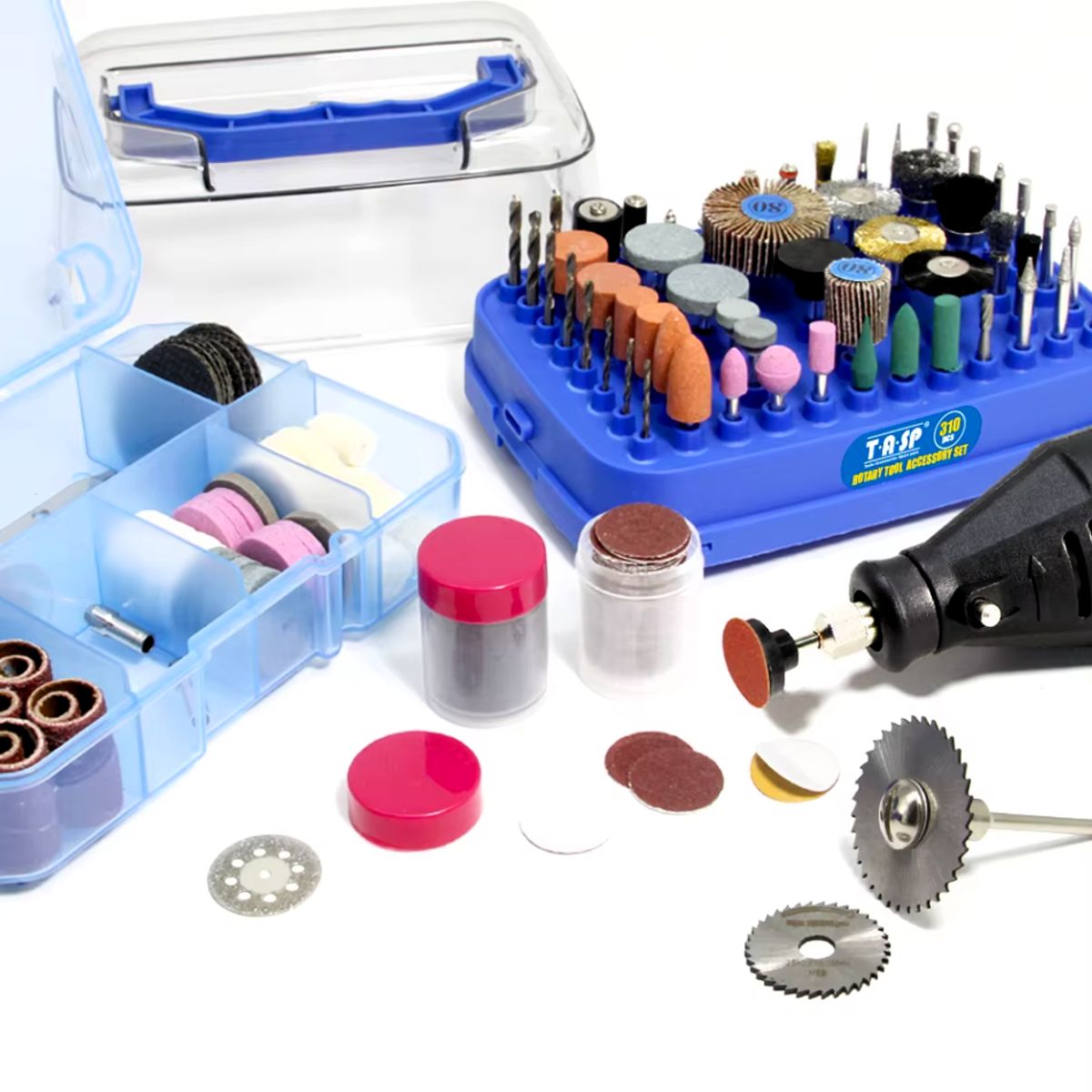 GENERICO - Kit De Accesorios Para Dremel 310 Piezas Super Completo