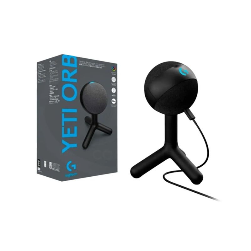 LOGITECH - MICROFONO LOGITECH YETI ORB CARDIOID USB PSTREAMING RGB LIGHTSYNC