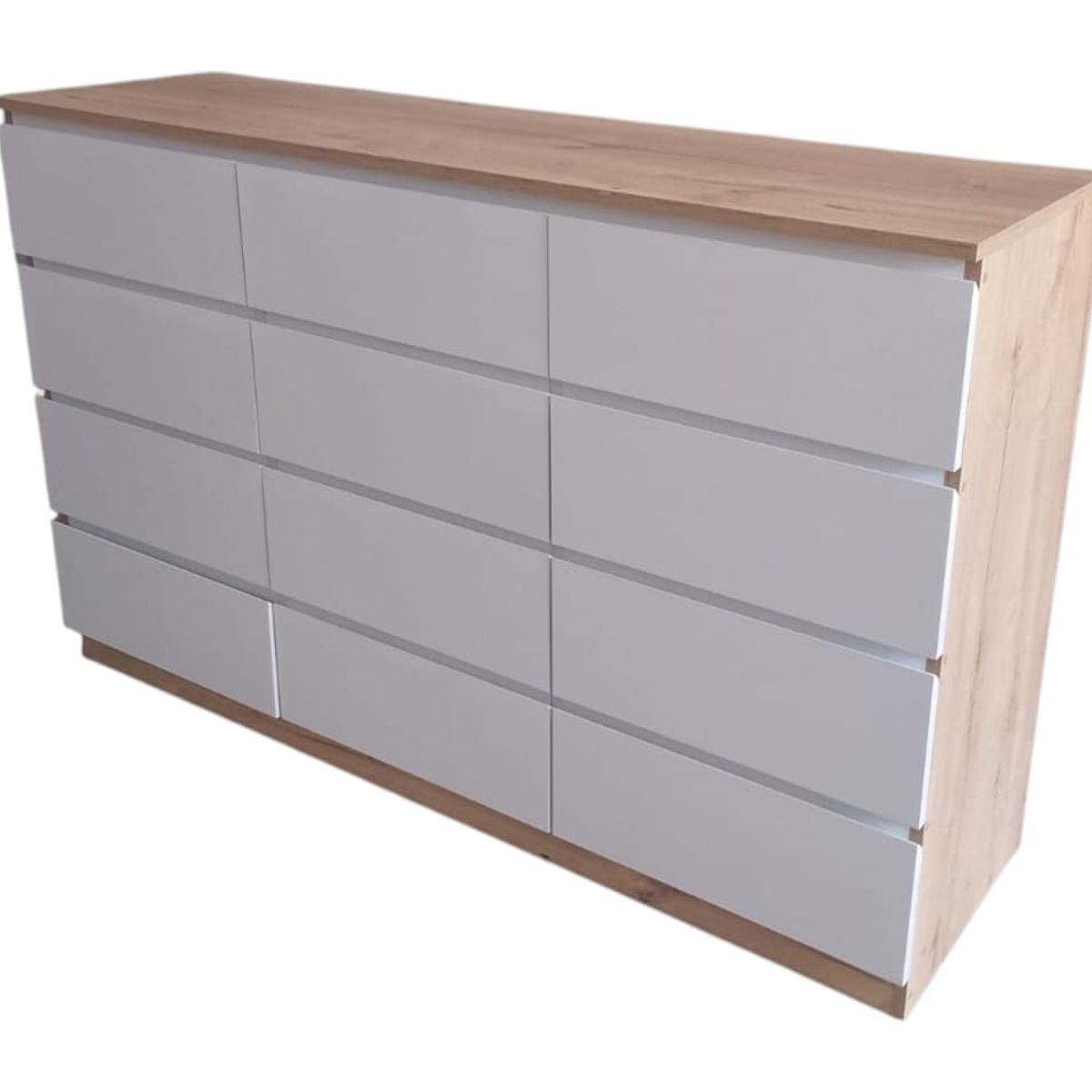 GENERICO - Comoda Duna 12 Gavetas - Estilo Moderno