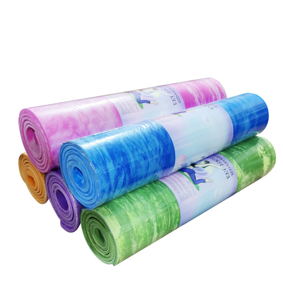 GENERICO - Mat De Yoga Pilates Y Ejercicios 61x173 Cm Con Diseño 6mm