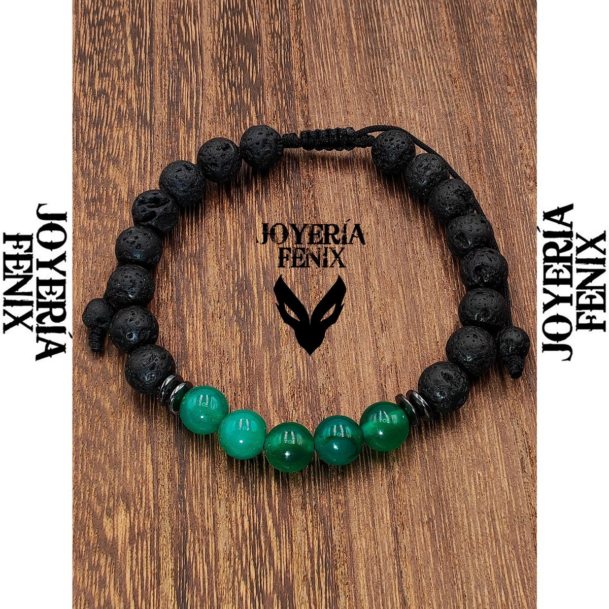 JOYERIA FENIX - Pulsera Doble Protección Volcánica- Joyería Fenix