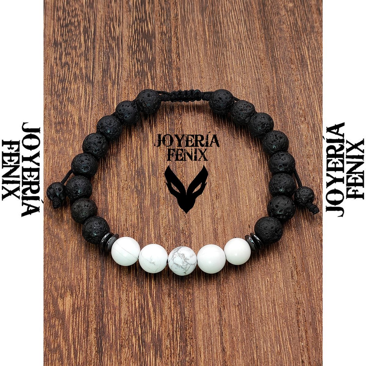 JOYERIA FENIX - Pulsera Doble Protección Volcánica- Joyería Fenix