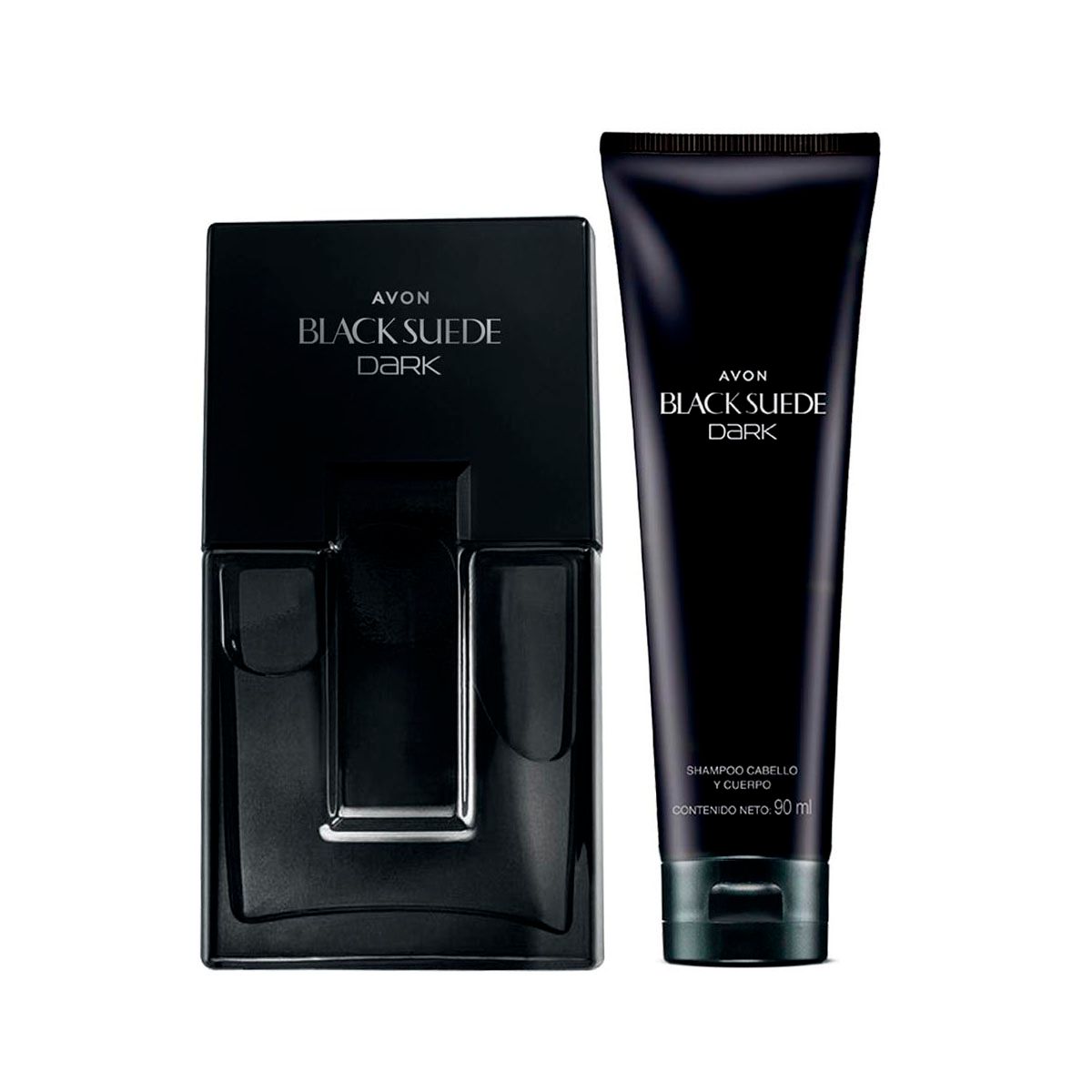 AVON - Black Suede Dark Perfume de Hombre con Shampoo
