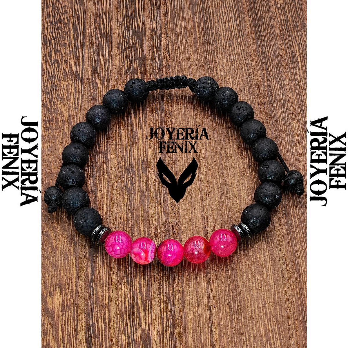 JOYERIA FENIX - Pulsera Doble Protección Volcánica- Joyería Fenix
