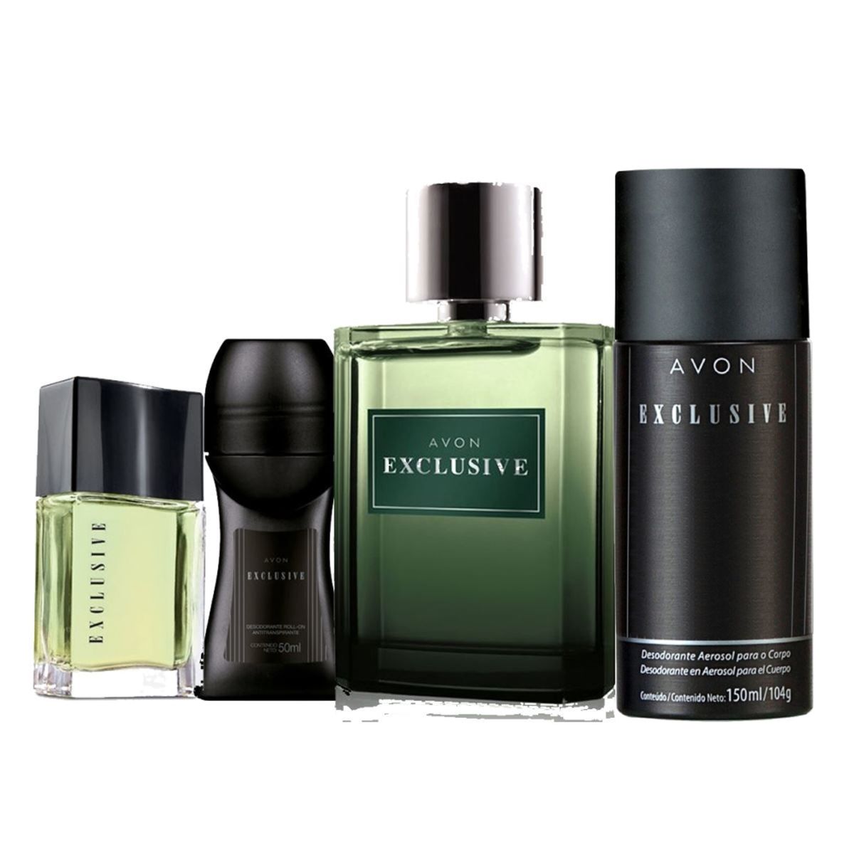AVON - Exclusive Perfume con Mini Deo roll on y Spray