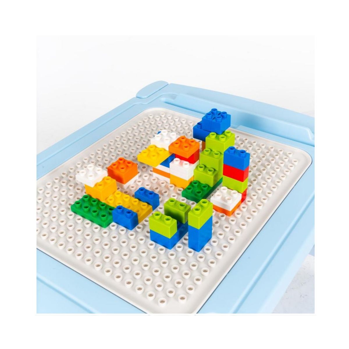 BABY KING - Silla de comer para bebe Escritorio Gato Azul 4 en 1