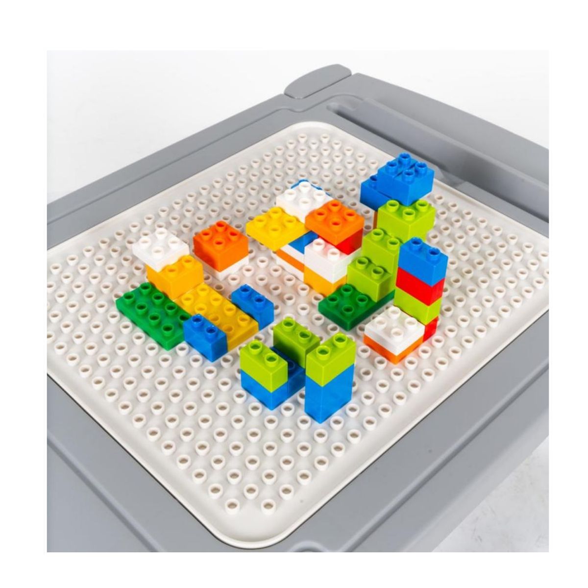 BABY KING - Silla de comer para bebe Escritorio Gato Gris 4 en 1