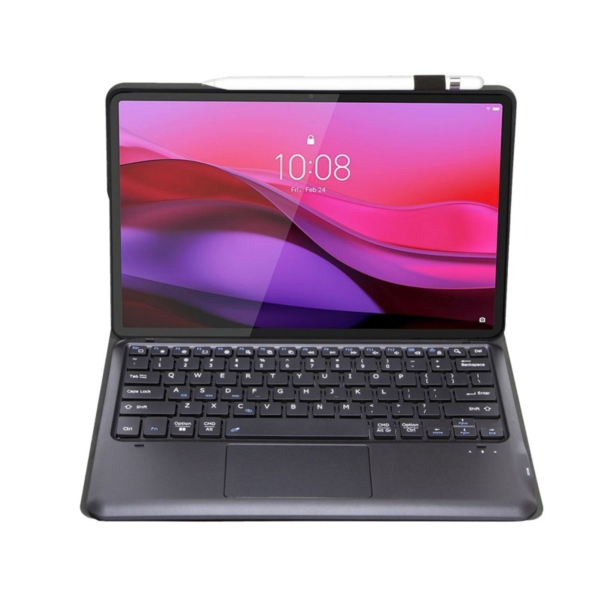 RENVMEXY - Teclado Táctil Bluetooth Desmontable para Lenovo Yoga Tab Plus 127