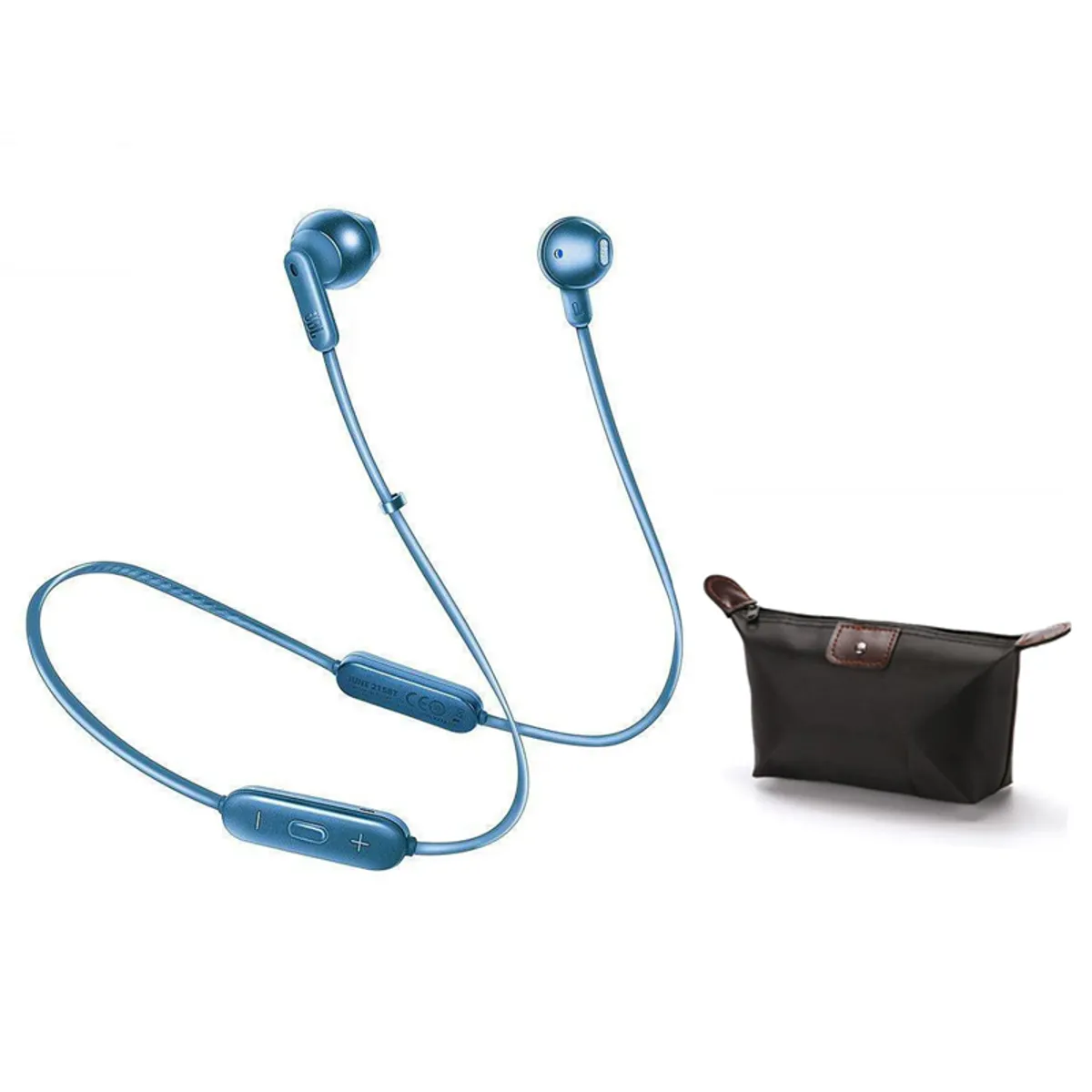 JBL - Audífonos Bluetooth JBL TUNE 215BT Azul Y Estuche