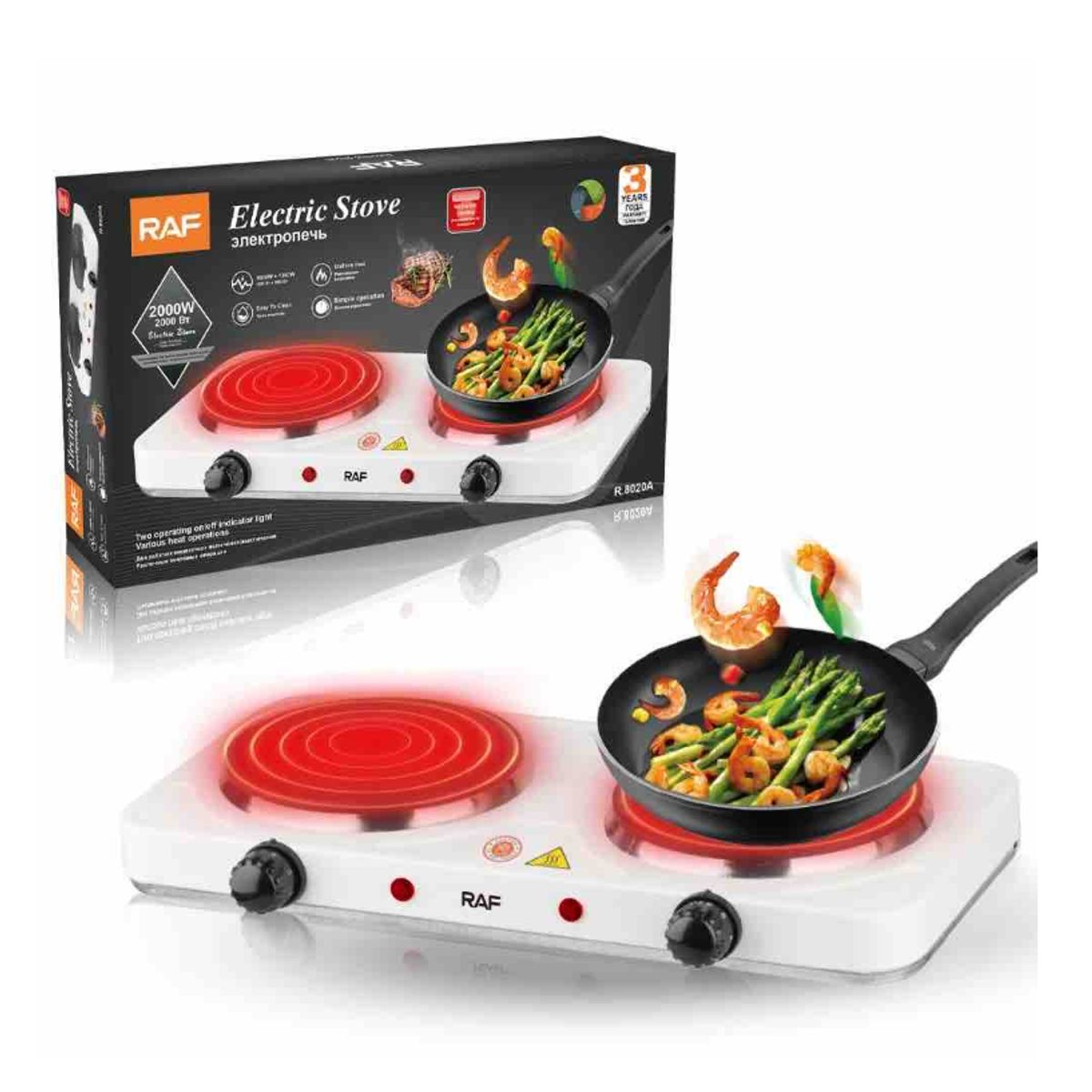 GENERICO - Cocina Electrica 2 hornilla