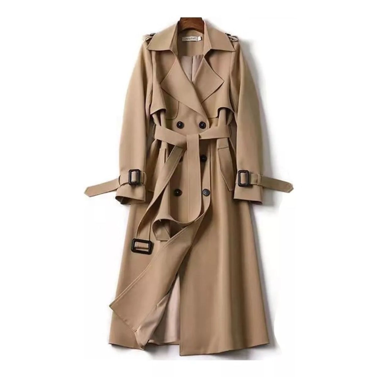 GIOIO - Gabardina Dama Abrigos Largas Elegante Chamarra Rompevientos