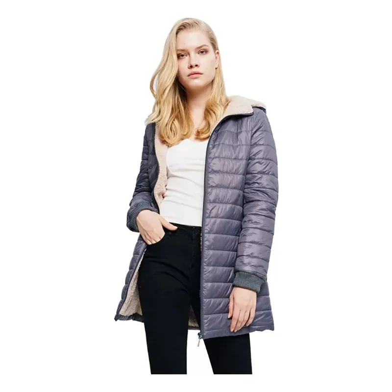 GIOIO - Chamarra Térmica De Largo Medio Ajustada For Mujer