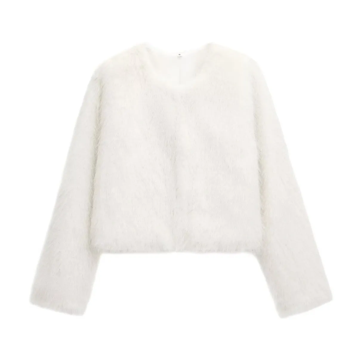 GIOIO - Chaqueta Mujer Piel Sintética Corta Invierno Ajustada