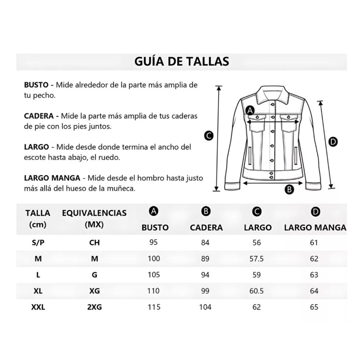 GIOIO - Chaqueta Vaquera Clásica Con Botones Lavados Para Mujer