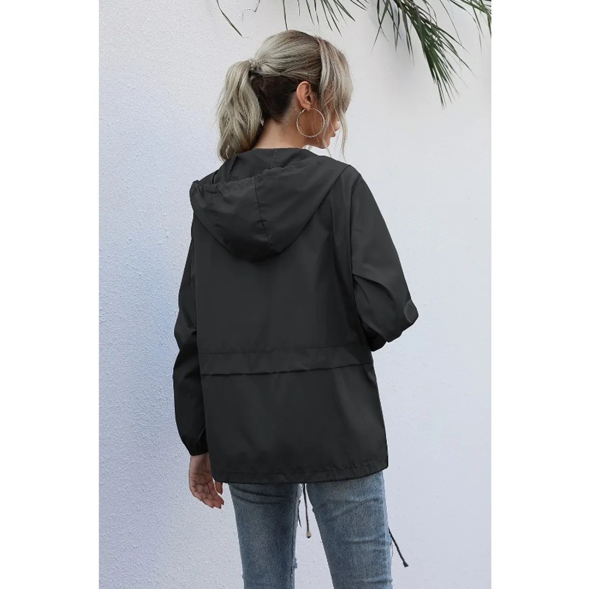 GIOIO - Sudadera Mujer Cómoda Casual Capucha Impermeable