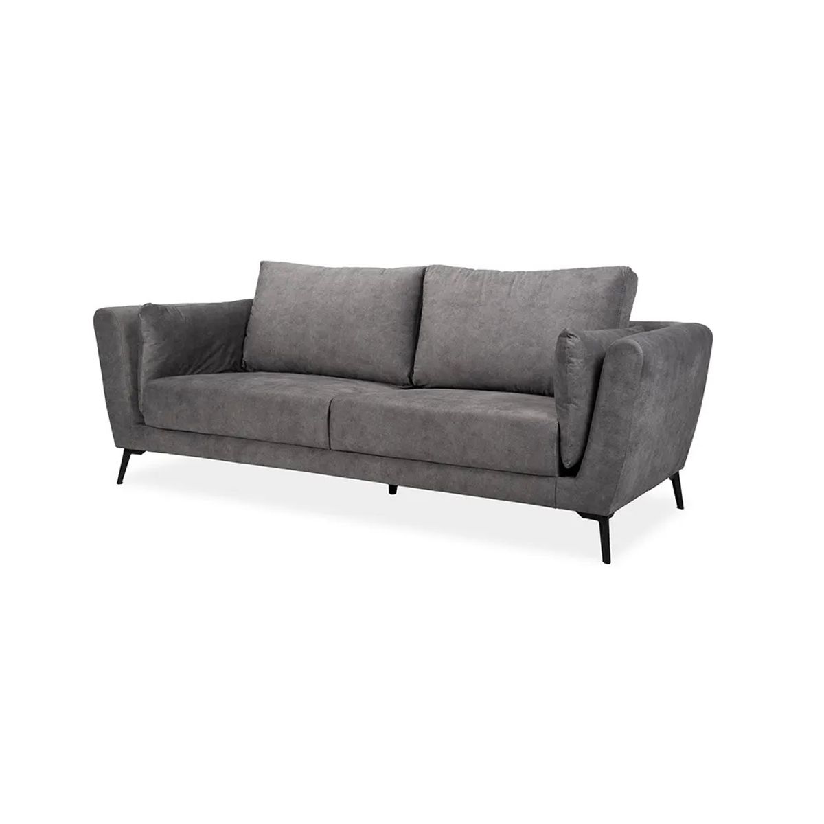 TUGO - Sofá Valencia 3 Cuerpos Gris