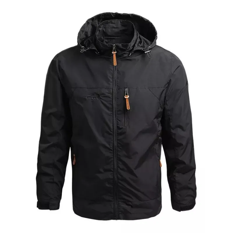 GIOIO - Chamarra Con Capucha Impermeable Para Exteriores