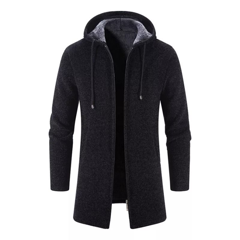 GIOIO - Suéter De Abrigo Largo De Gabardina Para Hombre Jersey