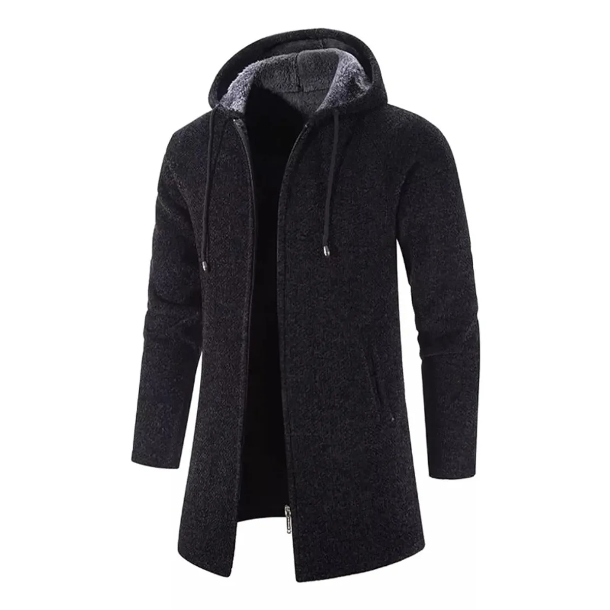 GIOIO - Suéter De Abrigo Largo De Gabardina Para Hombre Jersey