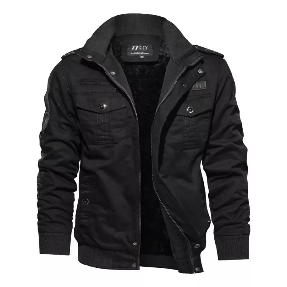 GIOIO - Chamarra Táctica Para Hombre Acolchada Con Múltiples Bolsill