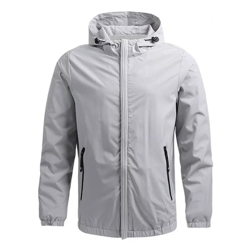 GIOIO - Chaqueta Fina A Prueba De Viento Casual Para Hombre Tactica