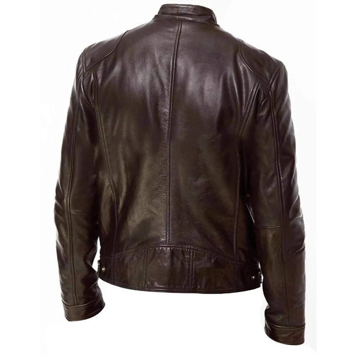 GIOIO - Chaqueta Biker Slim Para Hombre Para Hombre Rompevientos