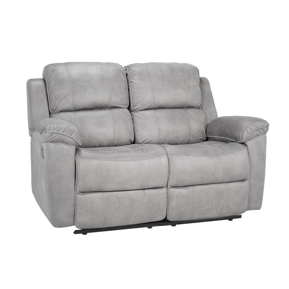 TUGO - SOFA NANTES 2 CUERPOS RECLINABLE MANUAL GRIS