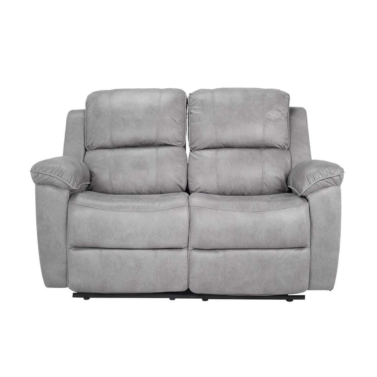 TUGO - SOFA NANTES 2 CUERPOS RECLINABLE MANUAL GRIS