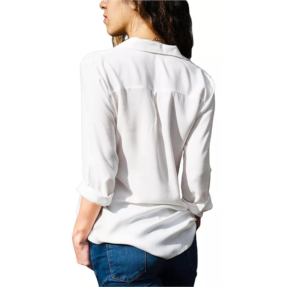 GIOIO - Blusa Casual De Moda Para Mujer Sólido Camisa