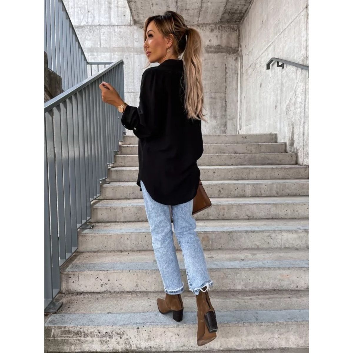 GIOIO - Camisas De Mujer Tops De Botones Sueltos Cómodos De Moda