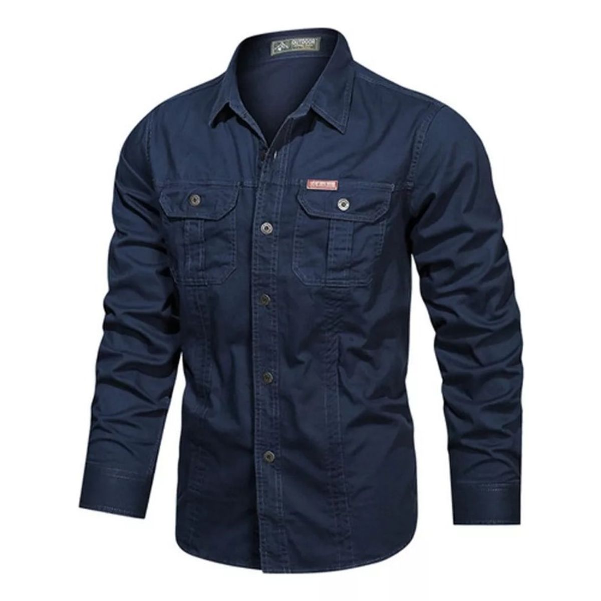 GIOIO - Camisa Casual Cómoda De Trabajo Al Aire Libre Para Hombre