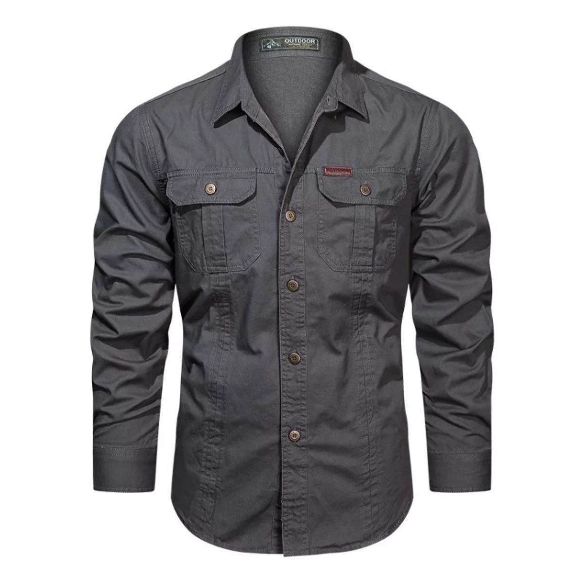 GIOIO - Camisa Casual Cómoda De Trabajo Al Aire Libre Para Hombre