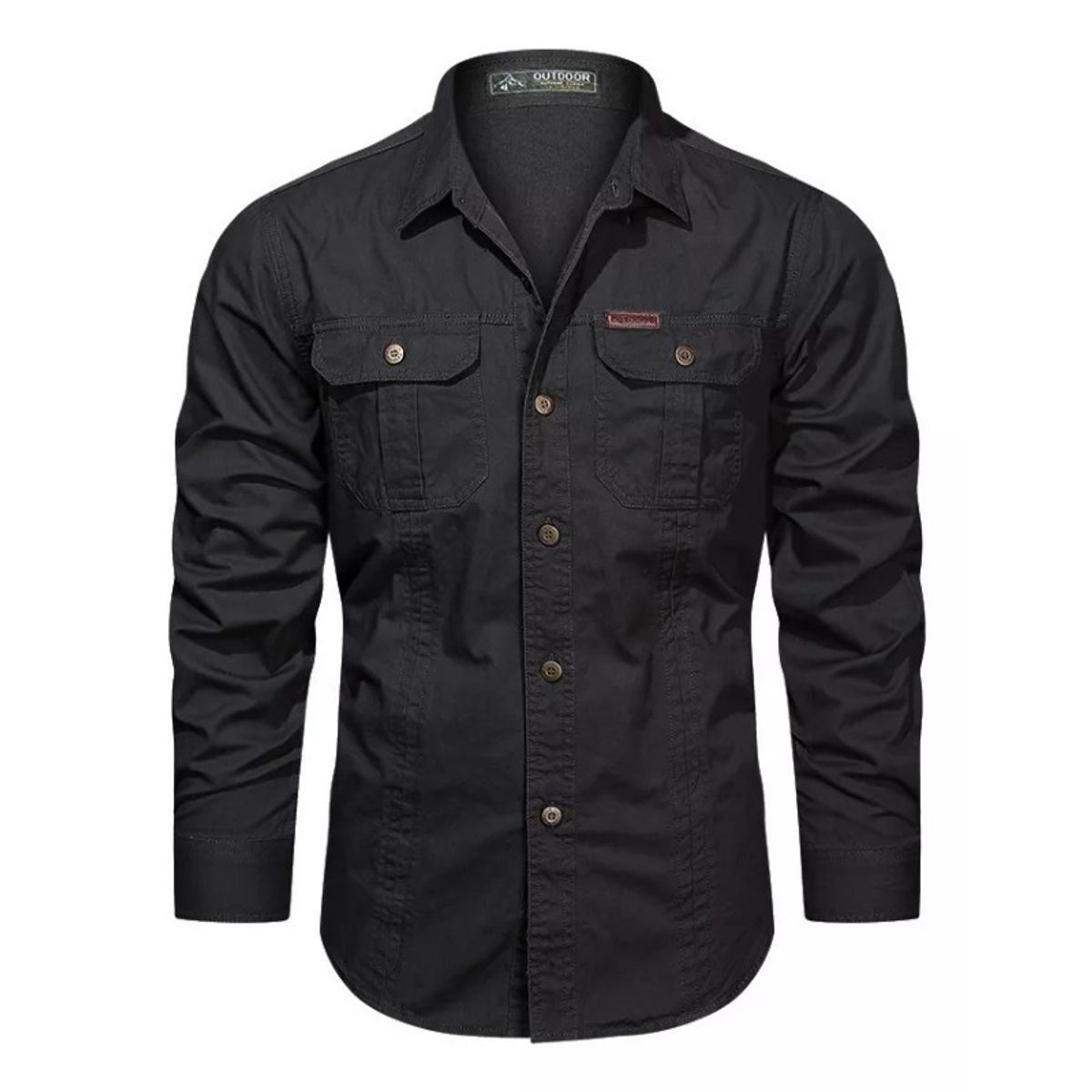 GIOIO - Camisa Casual Cómoda De Trabajo Al Aire Libre Para Hombre