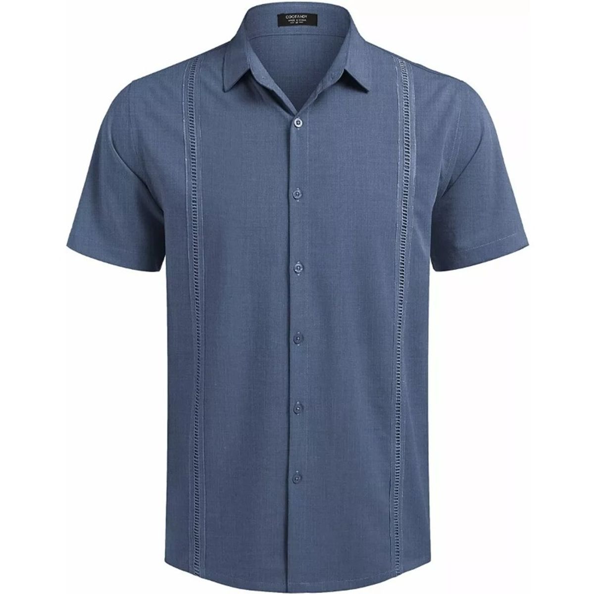 GIOIO - Camisa De Manga Corta De Playa Guayabera Cubana Para Hombre