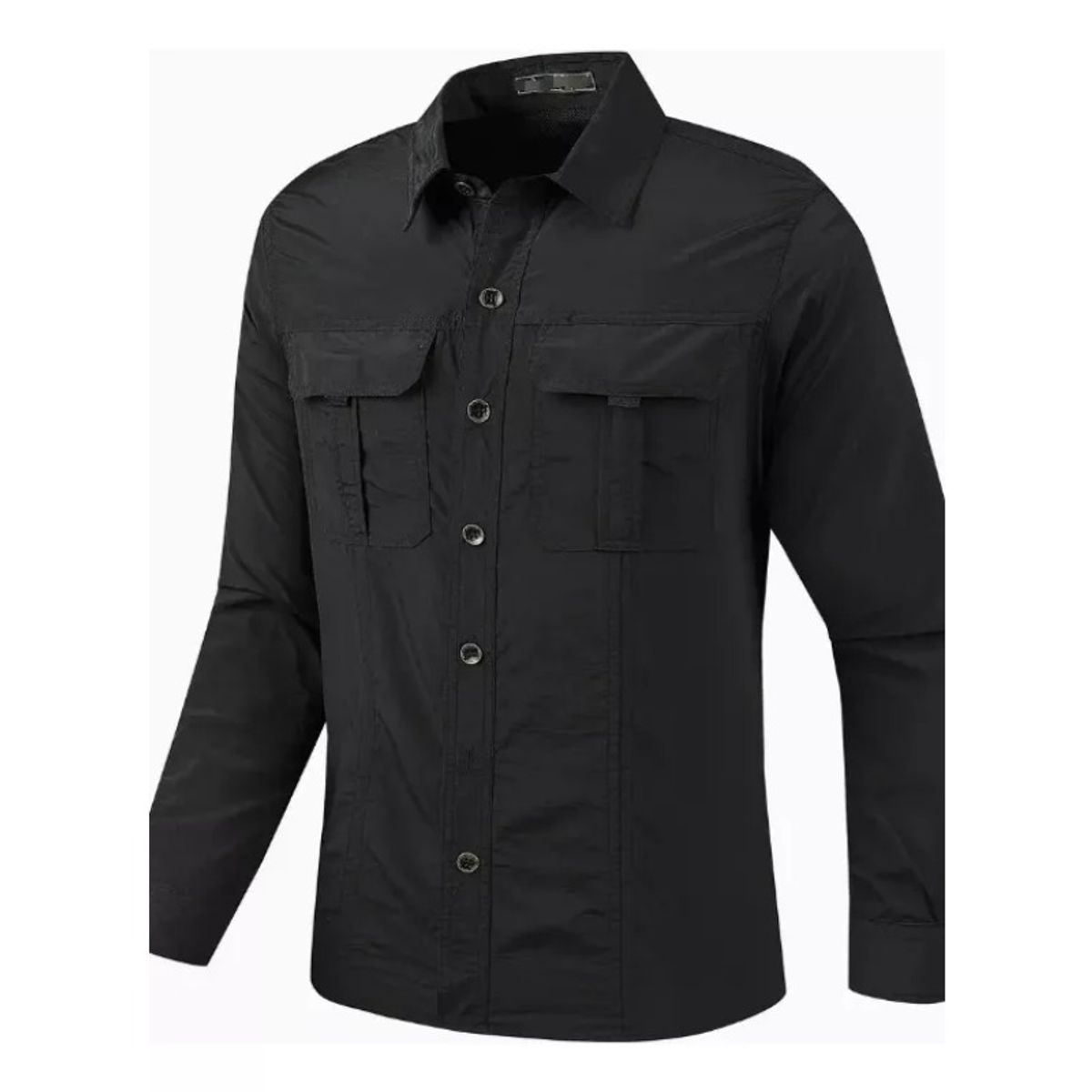GIOIO - Camisa Manga Larga Hombre Camisa Táctica Suelta Confort