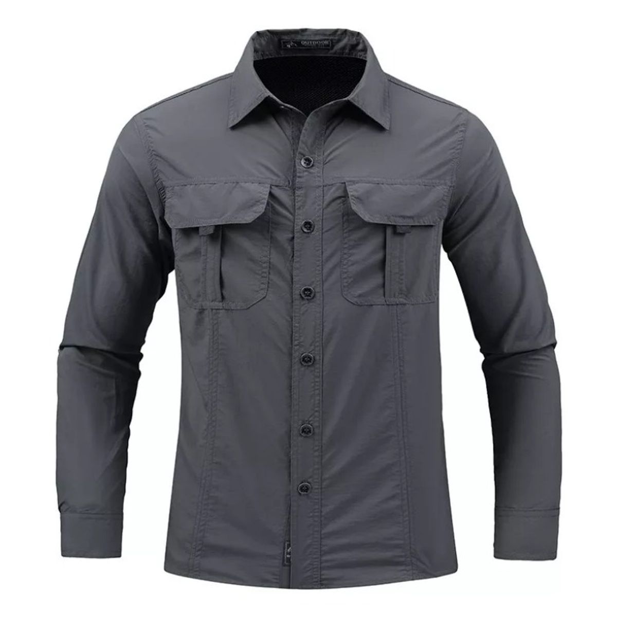 GIOIO - Camisa Manga Larga Hombre Camisa Táctica Suelta Confort