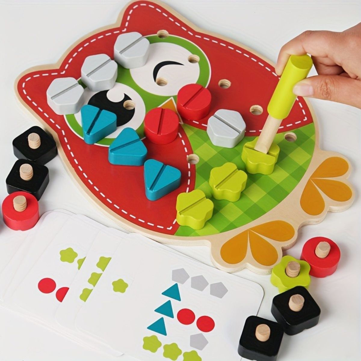 GENERICO - Juguete de Destornillador de Madera con Forma de Animal para Niños