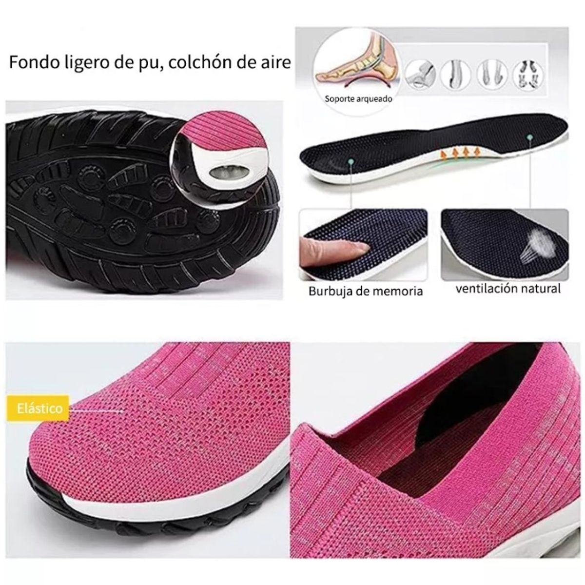GIOIO - Zapatillas De Tenis Deportivas Cómodas Y Transpirables Para