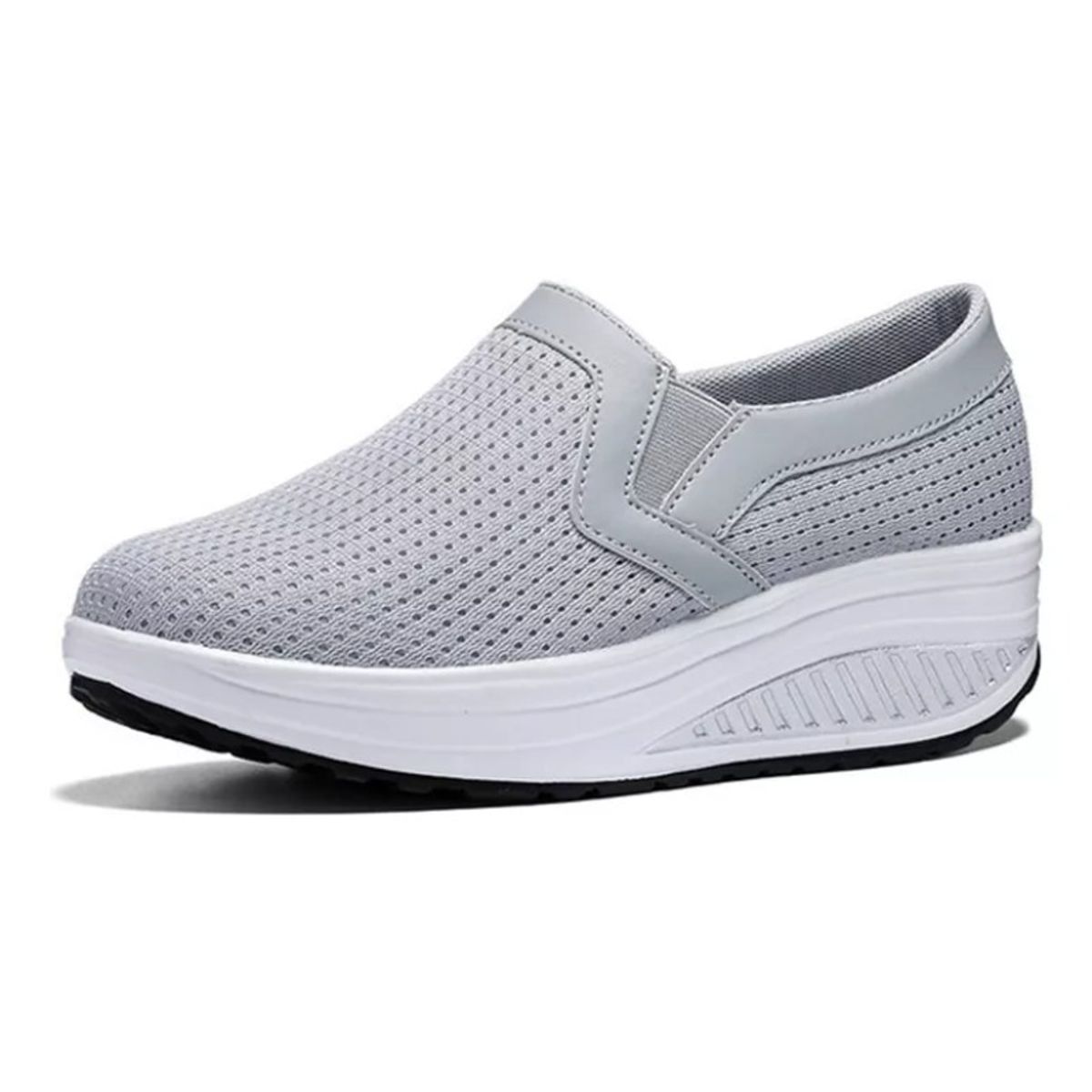 GIOIO - Zapatos De Malla Transpirable Cómodos Plataforma Para Mujer