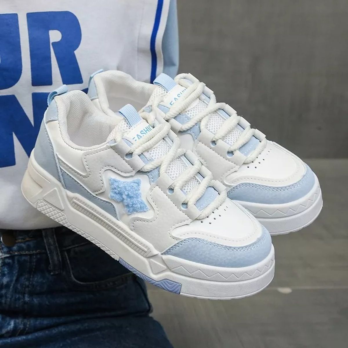 GIOIO - Zapatos De Tenis Fondo Grueso Cómodo Moda Mujer