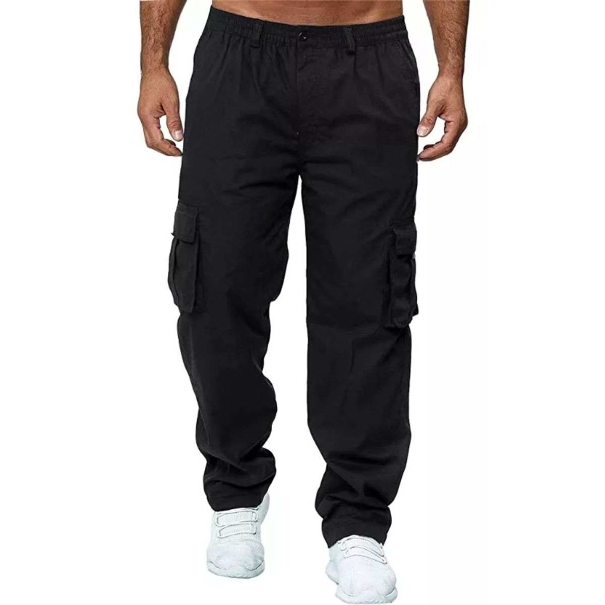 GIOIO - Pantalones Cargo Para Hombre Casual Varios Bolsillos Jogger