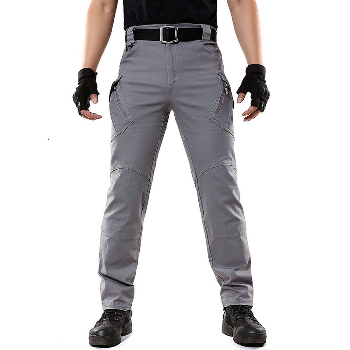 GIOIO - Pantalón Tactico Slim Fit Resistente Desgaste Hombres