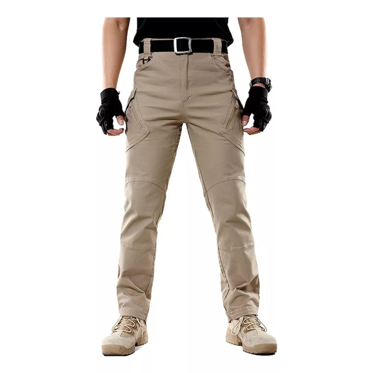 GIOIO - Pantalón Tactico Slim Fit Resistente Desgaste Hombres