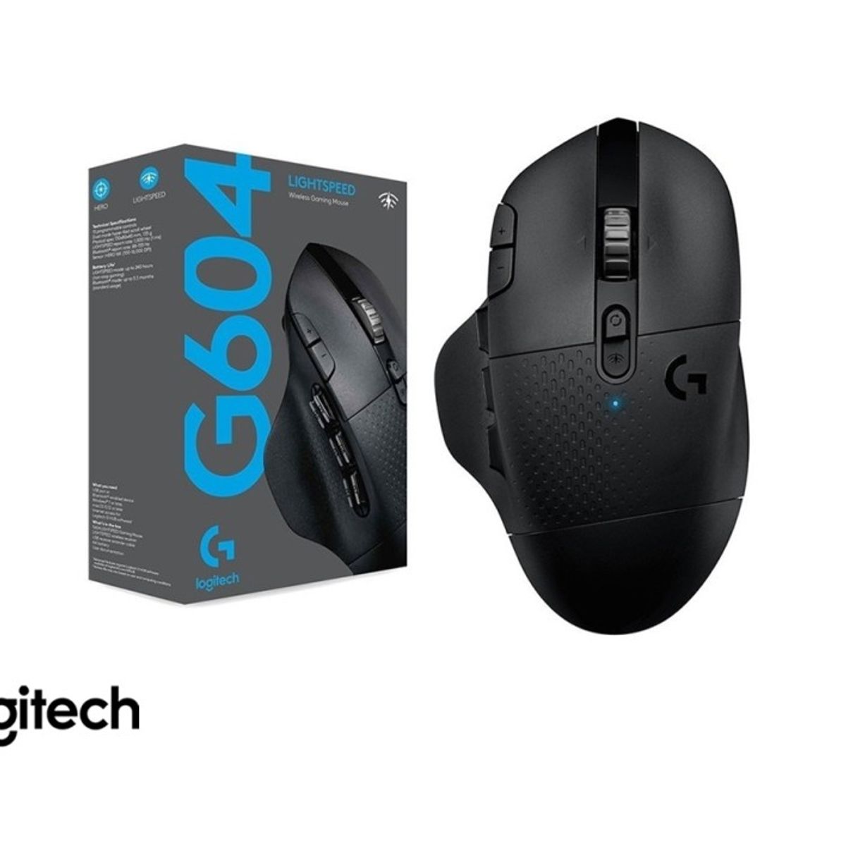LOGITECH - MOUSE LOGITECH G604 INALAMBRICO 16k  25600 DPI  black